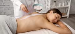 Coconut Body Scrub and Massage